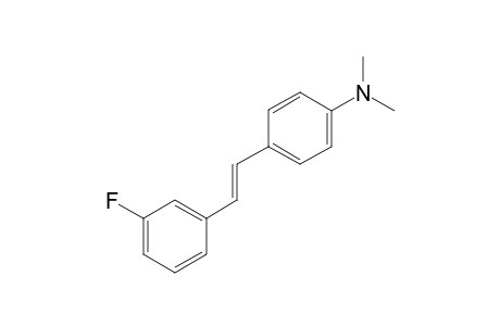 (E)-4-(3-Fluorostyryl)-N,N-dimethylaniline