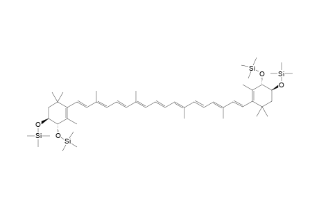 Trimethyl-[(1S,2S)-3,5,5-trimethyl-4-[(1E,3E,5E,7E,9E,11E,13E,15E,17E)-3,7,12,16-tetramethyl-18-[(3S,4S)-2,6,6-trimethyl-3,4-bis(trimethylsilyloxy)cyclohexen-1-yl]octadeca-1,3,5,7,9,11,13,15,17-nonaenyl]-2-trimethylsilyloxy-cyclohex-3-en-1-yl]oxy-silane