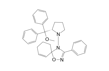 (2'S,5R/S)-(-)-4-{2-[Methoxy(diphenyl)methyl]tetrahydro-1H-pyrrolyl}-3-phenyl-1-oxa-2,4-diazaspiro[4.5]deca-2,6-diene