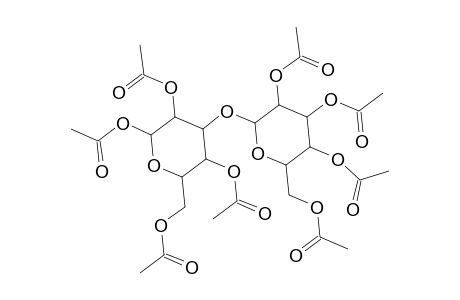 1,2,4,6-Tetra-O-acetyl-3-O-(2,3,4,6-tetra-O-acetylhexopyranosyl)hexopyranose