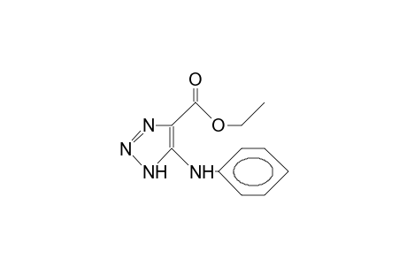 5-Anilino-1,2,3-triazole-4-carboxylic acid, ethyl ester