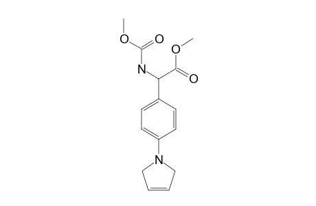 [4-(2,5-DIHYDROPYRROL-1-YL)-PHENYL]-METHOXYCARBONYLAMINO-ACETIC-ACID-METHYLESTER