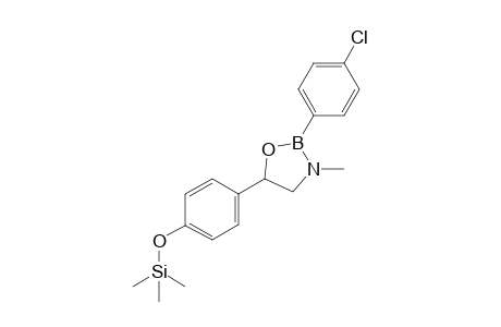 2-(4-chlorophenyl)-3-methyl-5-(4-(trimethylsilyloxy)phenyl)-1,3,2-oxazaborolidine