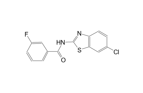N-(6-chloro-1,3-benzothiazol-2-yl)-3-fluorobenzamide