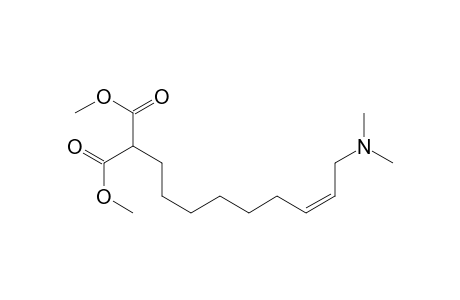 Dimethyl ester of (Z)-[9-(dimethylamino)-7-nonenyl]propanedioic acid