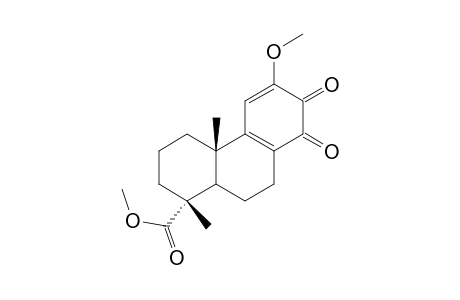 Methyl 12-methoxy-13,14-dioxopodocarpa-8,11-dien-19-oate