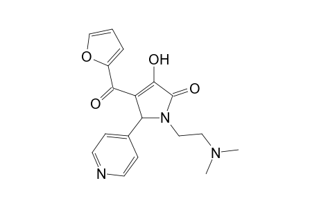 1-(2-Dimethylamino-ethyl)-4-(furan-2-carbonyl)-3-hydroxy-5-pyridin-4-yl-1,5-dihydro-pyrrol-2-one