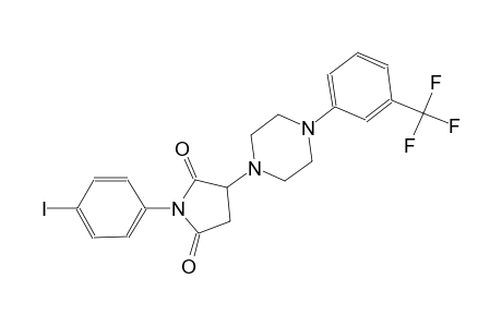1-(4-iodophenyl)-3-{4-[3-(trifluoromethyl)phenyl]-1-piperazinyl}-2,5-pyrrolidinedione