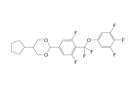 5-cyclopentyl-2-[4-[difluoro-(3,4,5-trifluorophenoxy)methyl]-3,5-difluoro-phenyl]-1,3-dioxane
