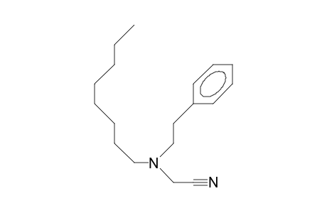 N-Octyl-N-(2-phenyl-ethyl)-amino-acetonitrile