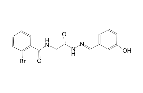 acetic acid, [(2-bromobenzoyl)amino]-, 2-[(E)-(3-hydroxyphenyl)methylidene]hydrazide