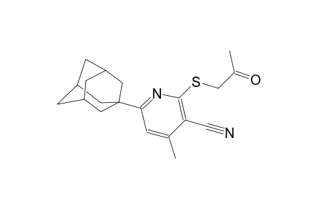 6-(1-adamantyl)-4-methyl-2-[(2-oxopropyl)sulfanyl]nicotinonitrile