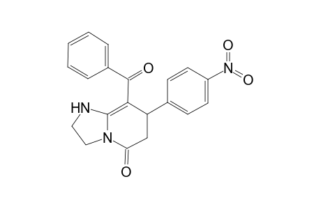 7-(4-nitrophenyl)-8-(phenylcarbonyl)-2,3,6,7-tetrahydro-1H-imidazo[1,2-a]pyridin-5-one