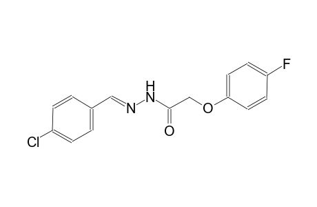 N'-[(E)-(4-chlorophenyl)methylidene]-2-(4-fluorophenoxy)acetohydrazide