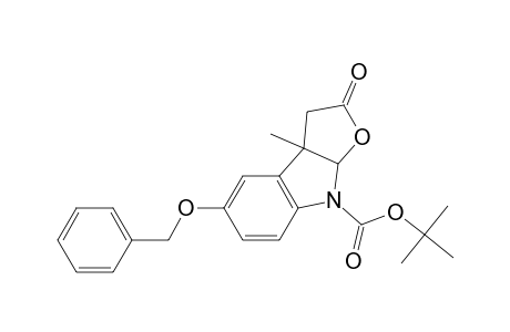 5-(Benzyloxy)-8-(tert-butoxycarbonyl)-3a-methyl-3,3a,8,8a-tetrahydro-2H-furo[2,3-b]indol-2-one