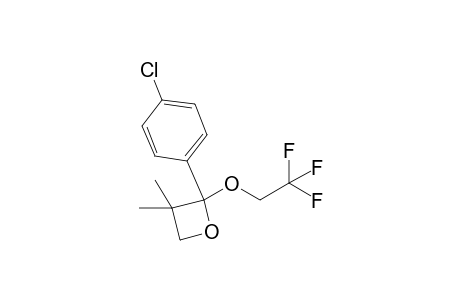 2-(4-Chlorophenyl)-2-(2,2,2-trifluoroethoxy)-3,3-dimethyloxetane