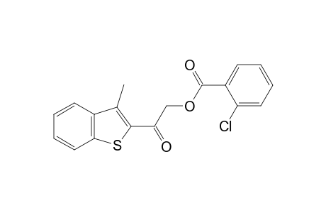 hydroxymethyl 3-methylbenzo[b]thien-2-yl ketone, o-chlorobenzoate