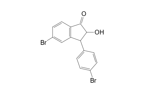 5-Bromo-3-(4-bromophenyl)-2-hydroxy-2,3-dihydro-1H-inden-1-one