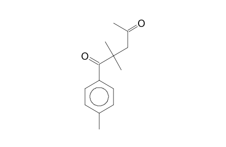 2,2-Dimethyl-1-(4-methylphenyl)-1,4-pentanedione