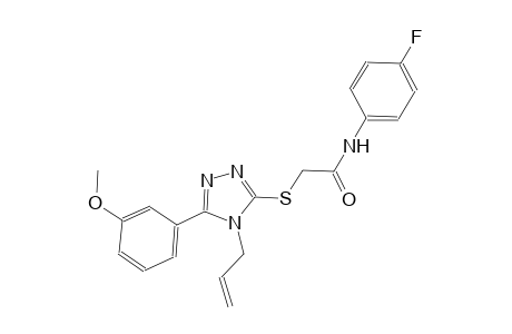 2-{[4-allyl-5-(3-methoxyphenyl)-4H-1,2,4-triazol-3-yl]sulfanyl}-N-(4-fluorophenyl)acetamide