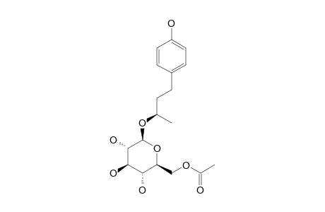 (S)-4-(4-HYDROXYPHENYL)-2-BUTANOL-2-O-(6-O-ACETYL)-BETA-D-GLUCOPYRANOSIDE