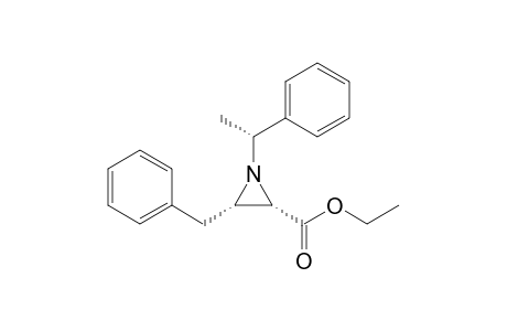 (2S,3S)-1-[(1R)-1-phenylethyl]-3-(phenylmethyl)-2-aziridinecarboxylic acid ethyl ester