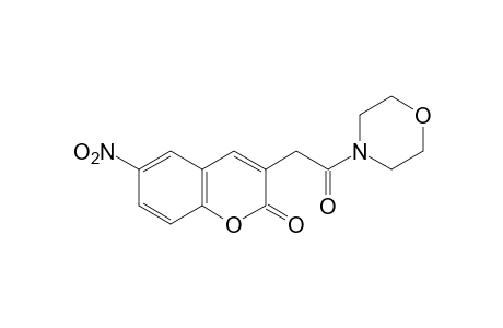 3-[(morpholinocarbonyl)methyl]-6-nitrocoumarin