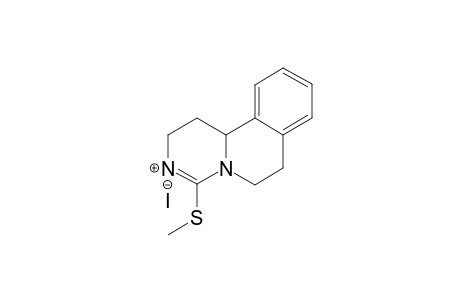 (+/-)-1,6,7,11B-TETRAHYDRO-4-METHYLTHIO-2H-PYRIMIDO-[4,3-A]-ISOQUINOLINE-HYDROIODIDE