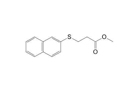 3-[(2-naphthyl)thio]propionic aicd, methyl ester