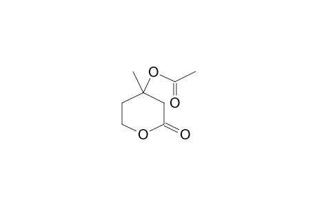 4-Methyl-2-oxotetrahydro-2H-pyran-4-yl acetate (D2)