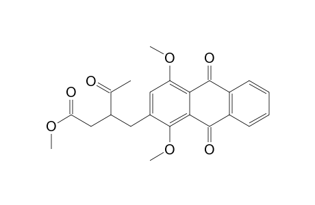 2-(2'-Carbomethoxymethyl-3'-oxobutyl)-1,4-dimethoxyanthraquinone