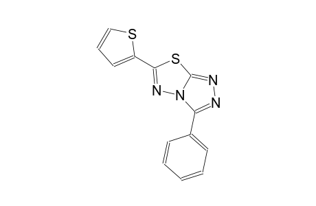 3-phenyl-6-(2-thienyl)[1,2,4]triazolo[3,4-b][1,3,4]thiadiazole