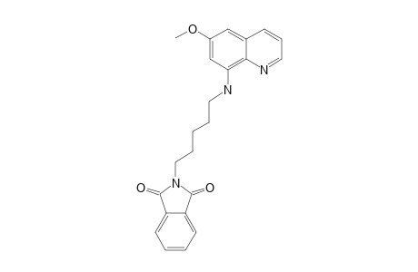 6-Methoxy-8-[5-phthalimidopentylamino]quinoline