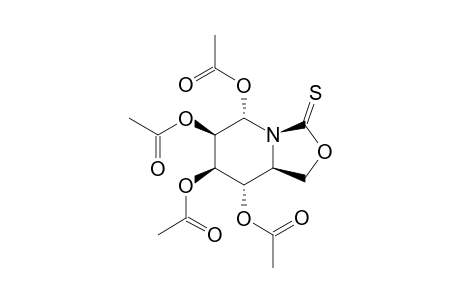 (5R,6S,7S,8R,8AR)-5,6,7,8-TETRAACETOXY-3-THIOXO-2-OXAINDOLIZIDINE