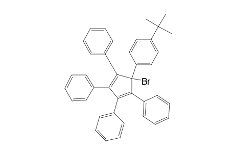 Benzene, 1-(1-bromo-2,3,4,5-tetraphenyl-2,4-cyclopentadien-1-yl)-4-(1,1-dimethylethyl)-