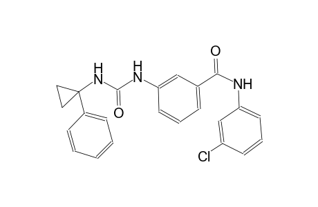 benzamide, N-(3-chlorophenyl)-3-[[[(1-phenylcyclopropyl)amino]carbonyl]amino]-