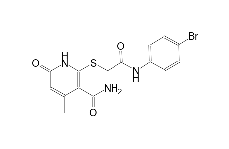 3-pyridinecarboxamide, 2-[[2-[(4-bromophenyl)amino]-2-oxoethyl]thio]-1,6-dihydro-4-methyl-6-oxo-