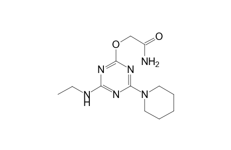 2-[[4-(ethylamino)-6-(1-piperidyl)-1,3,5-triazin-2-yl]oxy]acetamide