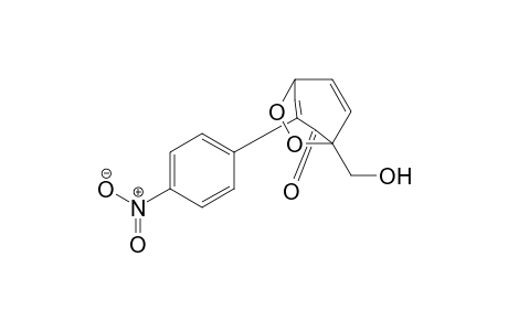 rel-(1R,5R,11R)-3-(4-nitrophenyl)-hydroxymethyl-6,7-dioxabicyclo(3.2.2)nona-3,8-dien-2-one