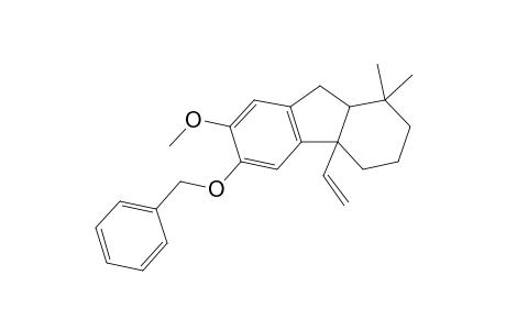 6-Benzyloxy-7-methoxy-1,1-dimethyl-4a-vinyl-2,3,4,4a,9,9a-hexahydro-1H-fluorene