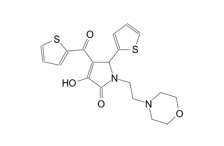 3-hydroxy-1-[2-(4-morpholinyl)ethyl]-5-(2-thienyl)-4-(2-thienylcarbonyl)-1,5-dihydro-2H-pyrrol-2-one