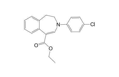 Ethyl 3-(4-chlorophenyl)-2,3-dihydro-1H-benzo[d]azepine-5-carboxylate