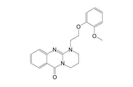 6H-pyrimido[2,1-b]quinazolin-6-one, 1,2,3,4-tetrahydro-1-[2-(2-methoxyphenoxy)ethyl]-
