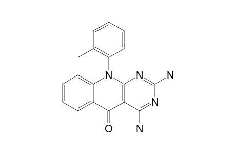 2,4-diamino-10-(2-methylphenyl)pyrimido[4,5-b]quinolin-5-one