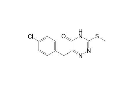 4H-[1,2,4]Triazin-5-one, 6-(4-chlorobenzyl)-3-methylsulfanyl-