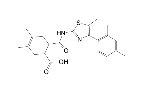 6-({[4-(2,4-dimethylphenyl)-5-methyl-1,3-thiazol-2-yl]amino}carbonyl)-3,4-dimethyl-3-cyclohexene-1-carboxylic acid