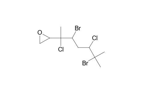 4,7-DIBROMO-3,6-DICHLORO-3,7-DIMETHYL-1,2-EPOXYOCTANE