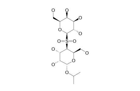 (2-PROPYL-ALPHA-D-GLUCOPYRANOSYL-4-YL)-(BETA-D-GALACTOPYRANOSYL)-(R)-SULFONE