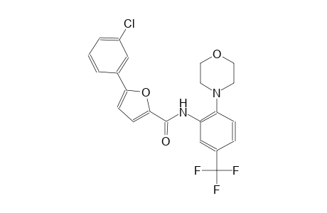 5-(3-chlorophenyl)-N-[2-(4-morpholinyl)-5-(trifluoromethyl)phenyl]-2-furamide