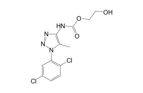 2-Hydroxyethyl 1-(2,5-dichlorophenyl)-5-methyl-1H-1,2,3-triazol-4-ylcarbamate